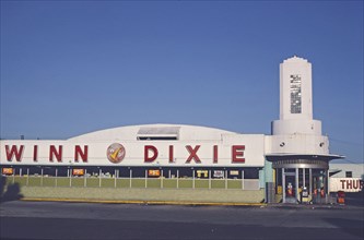 1970s America -  Winn Dixie Super Market, Jacksonville, Florida 1979
