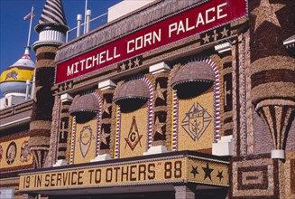 1980s America -   Corn Palace, Mitchell, South Dakota 1987