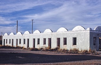 1970s United States -  Hightower Motel, Lordsburg, New Mexico 1979