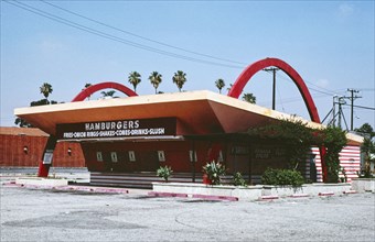 1980s America -   Old McDonald's building, Compton, California 1981