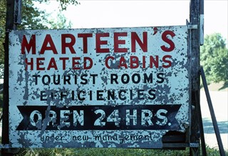 1970s United States -  Marteen's Cabins, Marlboro, New York 1976