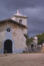 1990s America -   Alamo Village Church / Mission, Brackettville, Texas 1993
