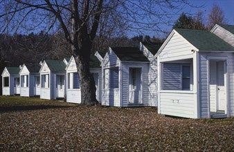 1970s United States -  Cabins, Saratoga Springs, New York 1977