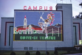 1970s America -  Campus Drive-In, San Diego, California 1979