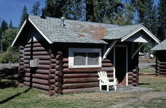 1980s United States -  St Regis Camp Motel, Saint Regis, Montana 1987