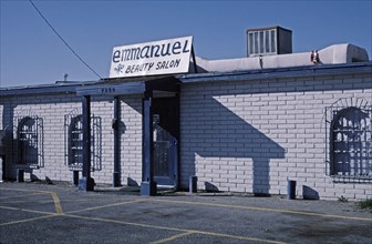 2000s America -  Emmanuel Beauty Salon, El Paso, Texas 2003