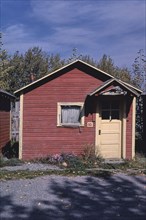 1980s United States -  Cabin #10, Random House, Saint Mary, Montana 1987