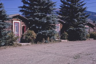 1980s United States -  Horseshoe Motel, Eagle Nest, New Mexico 1980