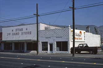 1970s America -  Second hand store, Lewiston, Idaho 1978