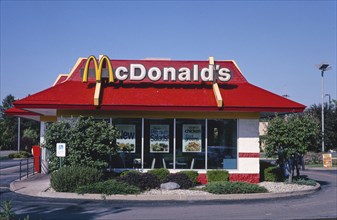2000s America -   McDonald's, Spring Valley, Illinois 2003