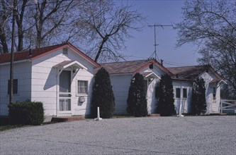 1980s United States -  Chief Motel, Wahoo, Nebraska 1980