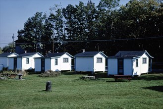 1980s United States -  Highland Cottages, Weirs Beach, New Hampshire 1984