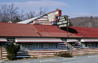 1980s America -   Rolando Woods Inn, Route 16, Blue Ridge Summit, Pennsylvania 1982