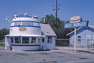 1980s America -   Beef Burger, Amarillo, Texas 1982