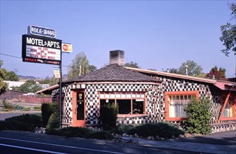 1980s United States -  Rockwood Motel Office, Klamath Falls, Oregon 1987