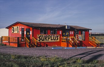 2000s America -  Surplus 3 for 1, Route 85, Greeley Road, Cheyenne, Wyoming 2004