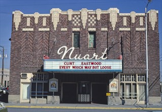 1980s America -  Nuart Theater, Blackfoot, Idaho 1980