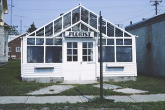 1980s America -  Florist Greenhouse, Toledo, Ohio 1988