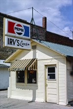 1980s America -   Irv's Lunch, Galesburg, Illinois 1980