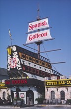 1980s America -   Spanish Galleon Restaurant, San Antonio, Texas 1982