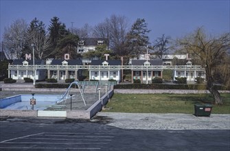 1980s United States -  Mrs Gibble's Motel, Greencastle, Pennsylvania 1980
