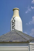 1980s United States -  Voss milk bottle, Yorkville, New York 1988