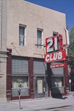 1980s America -  21 Club, Buffalo, New York 1980