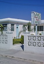 1990s United States -  Sanci Apartments Motel, Hollywood Beach, Florida 1990