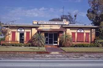 1970s America -  Tampa Veterinary Hospital, Tampa, Florida 1979
