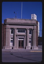 1980s United States -  The Security Bank of Tyndall, Main Street, Tyndall, South Dakota 1987