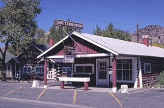 1980s United States -  Log Cabin Court, Salida, Colorado 1980