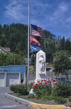 2000s United States -  Captain John Mullan Monument, Mullan, Idaho 2004