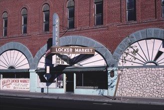 1980s America -  Valley Locker Market, Ellensburg, Washington 1987