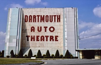 1980s America -  Dartmouth Auto Theater, Dartmouth, Massachusetts 1984