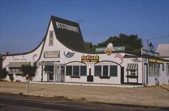 1970s America -   Sea food dinners, Seaside Heights, New Jersey 1978