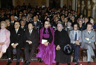 Ceremony in honor of Dante Sala (Rome, Italy - May 3, 1971)
