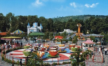 Edenlandia Amusement Park in Naples, Italy ca. 1965