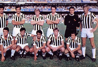 Verona, Marcantonio Bentegodi Stadium, October 11, 1970. A line-up of Juventus F.C. took to the field in the away tie versus A.C. Hellas Verona (0-0), valid for the 3rd round of the Italian Championsh...