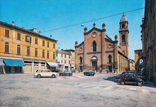 Cathedral in Mirandola Italy ca. 1970