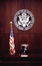1974 - Federal Judge James B. Parsons In The Federal Building In Chicago, 03/1974