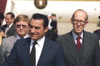 Vice President Hosni Mubarak of Egypt