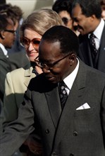 President Leopold Senigor of Senegal