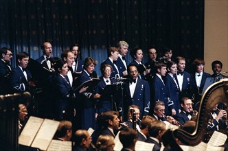 The Air Force Band performing