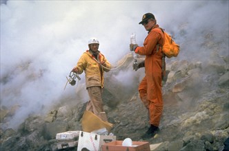 1981 - Gas Sampling around the Mount St. Helens Dome