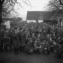 Photo shows the so-called “Russian” battalion, formed as part of the Osijek shock brigade of the People's Liberation Army of Yugoslavia from Soviet citizens. The name of the unit is not associated wit...