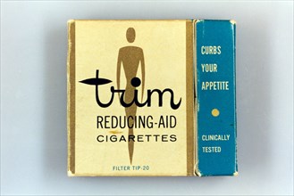 FDA History - Trim Reducing Aid Cigarettes from the late 1950s - banned by the FDA after many court battles.