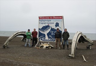 The USGS Golden Geomagnetic crew in Barrow, Alaska ca. 2010