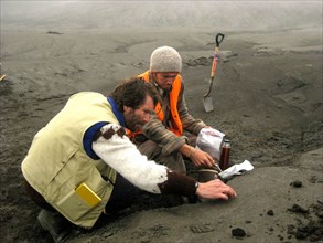 Examining 2008 Eruption of Okmok Volcano in Alaska ca. 2010