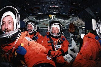STS-82 crew members