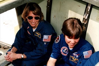 STS-83 crew M113 driver training during Terminal Countdown Demonstration Test  ca. 1997